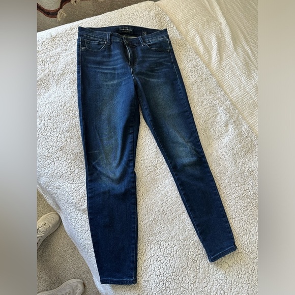 Lucky Brand Women's 6 Ava Denim Legging Jegging Dark Stretchy Casual Everyday - Picture 1 of 14